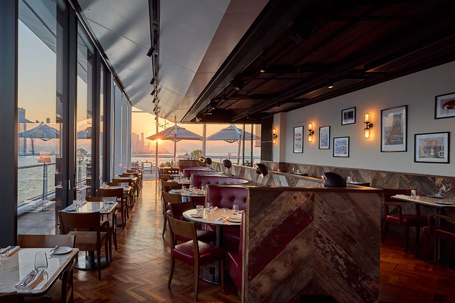 An interior view of Harbourside Grill