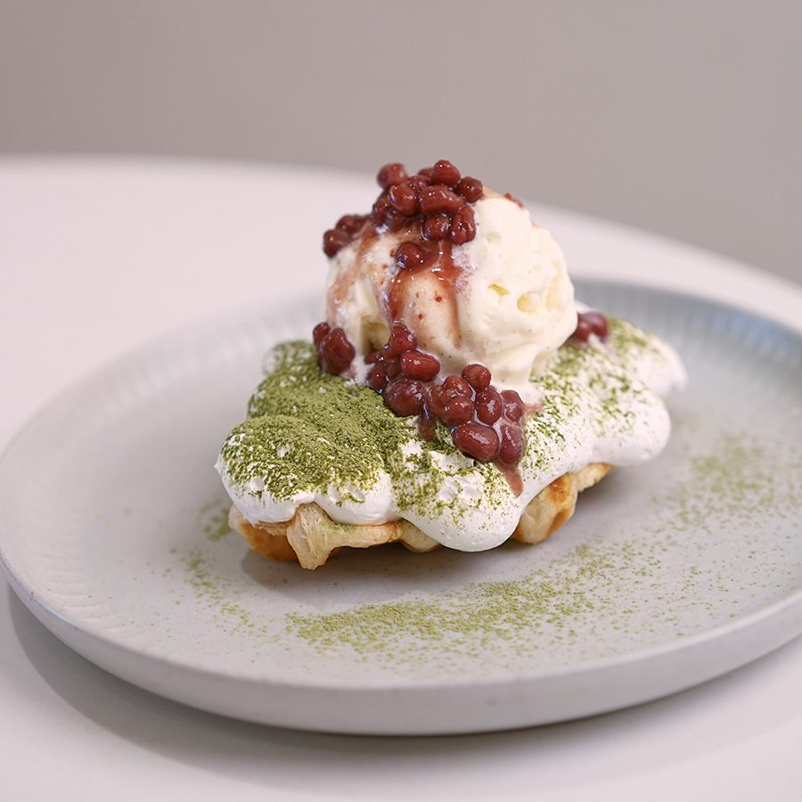 A dessert at Shh Café