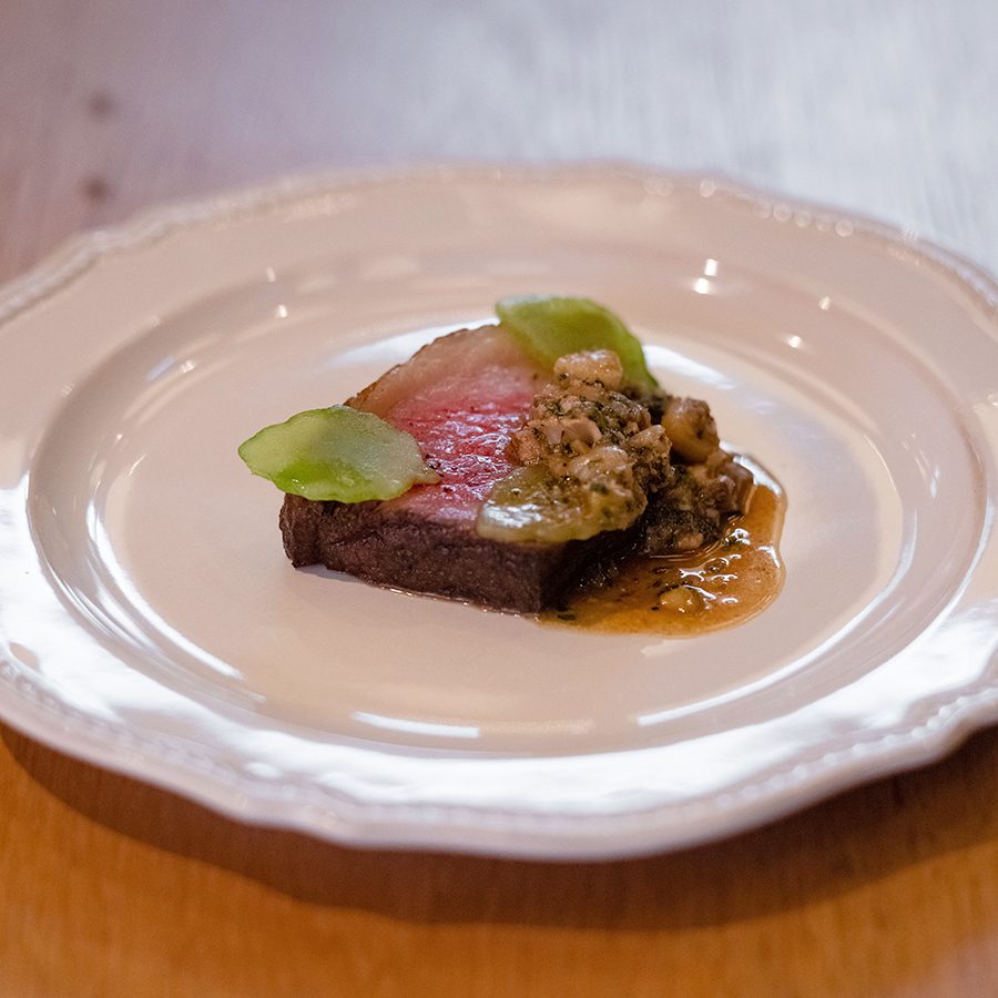 A dish of beef at dolos
