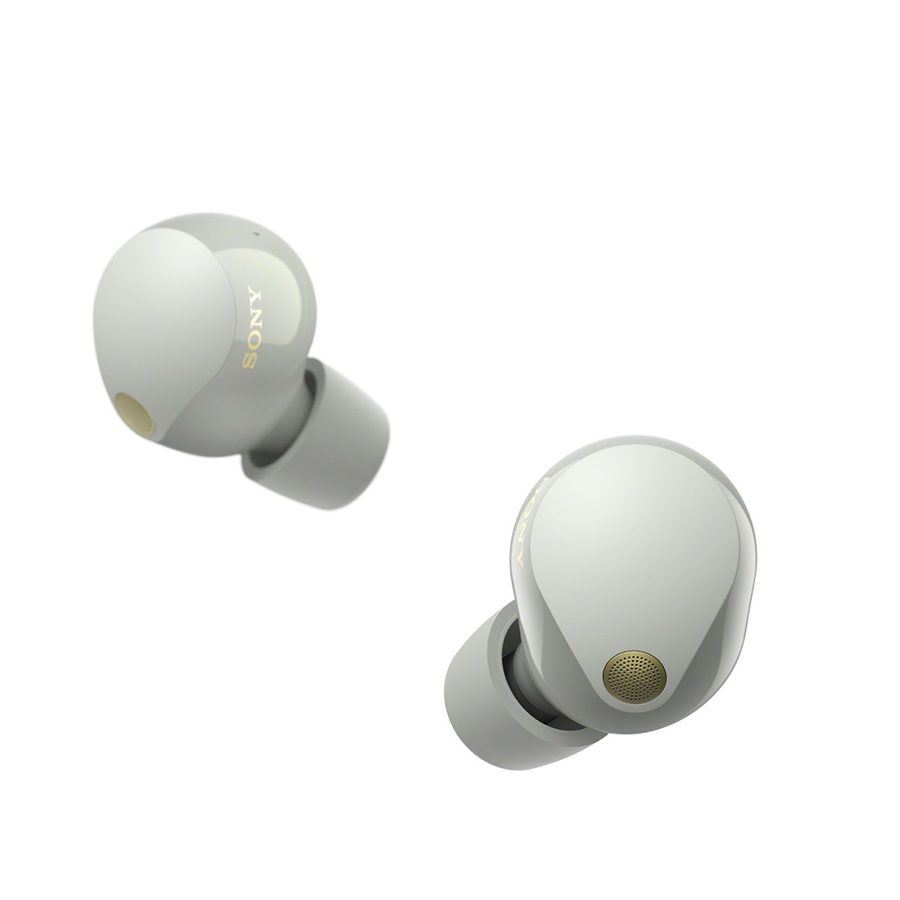 Close up of Sony’s noise-cancelling in ear headphones