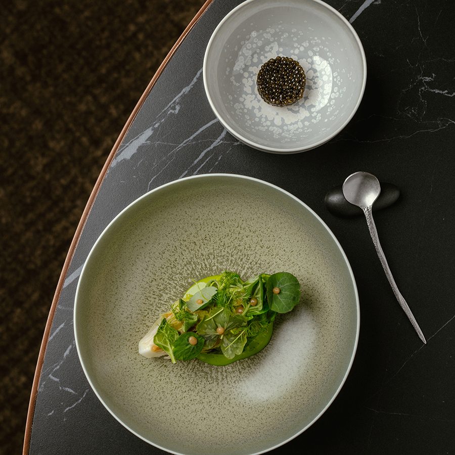 Dish served at Feuille