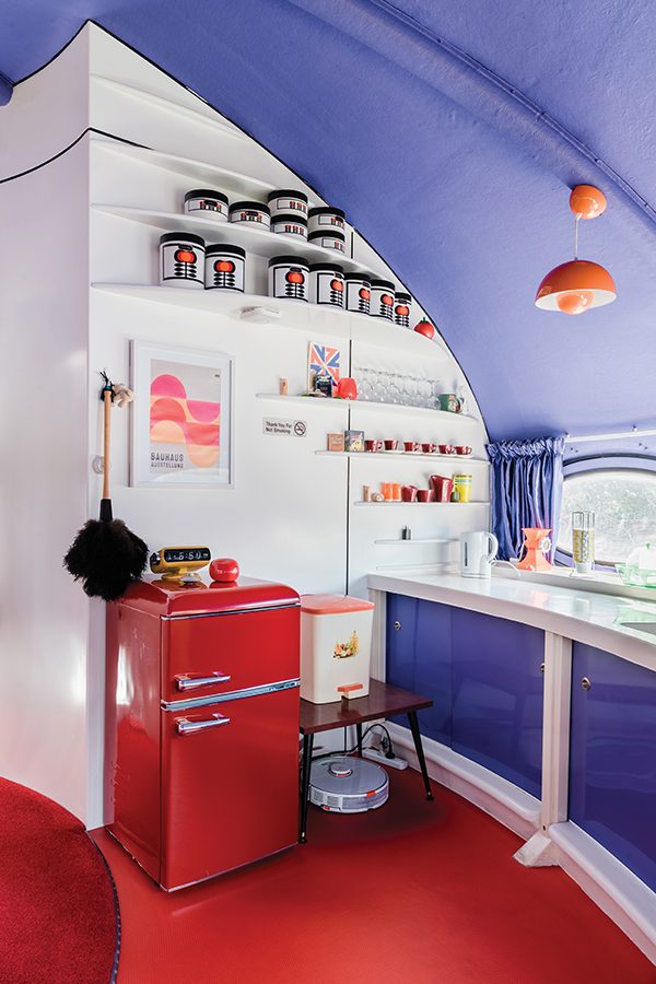 Interiors of a Futuro House