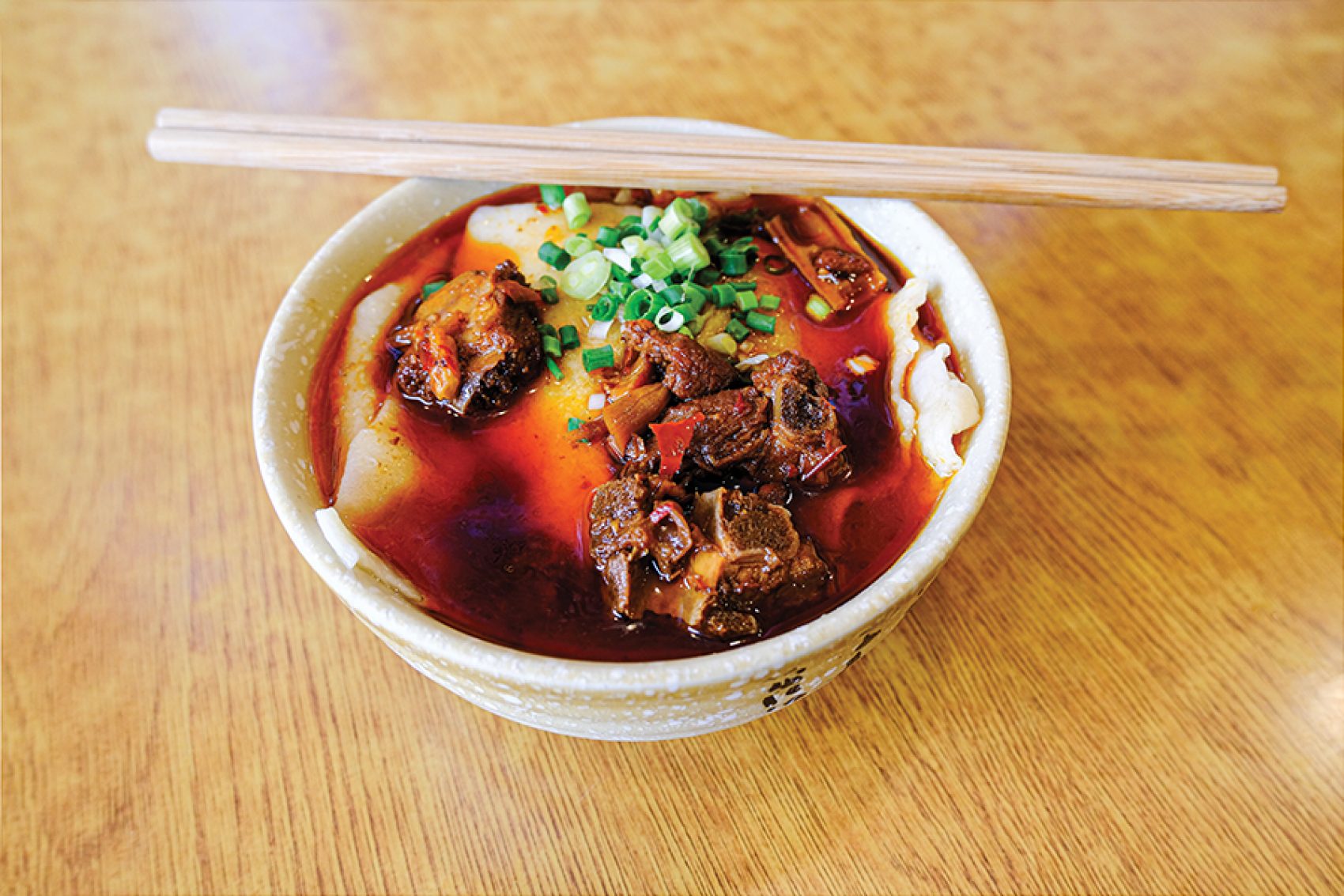 A bowl of pugaimian in Chengdu