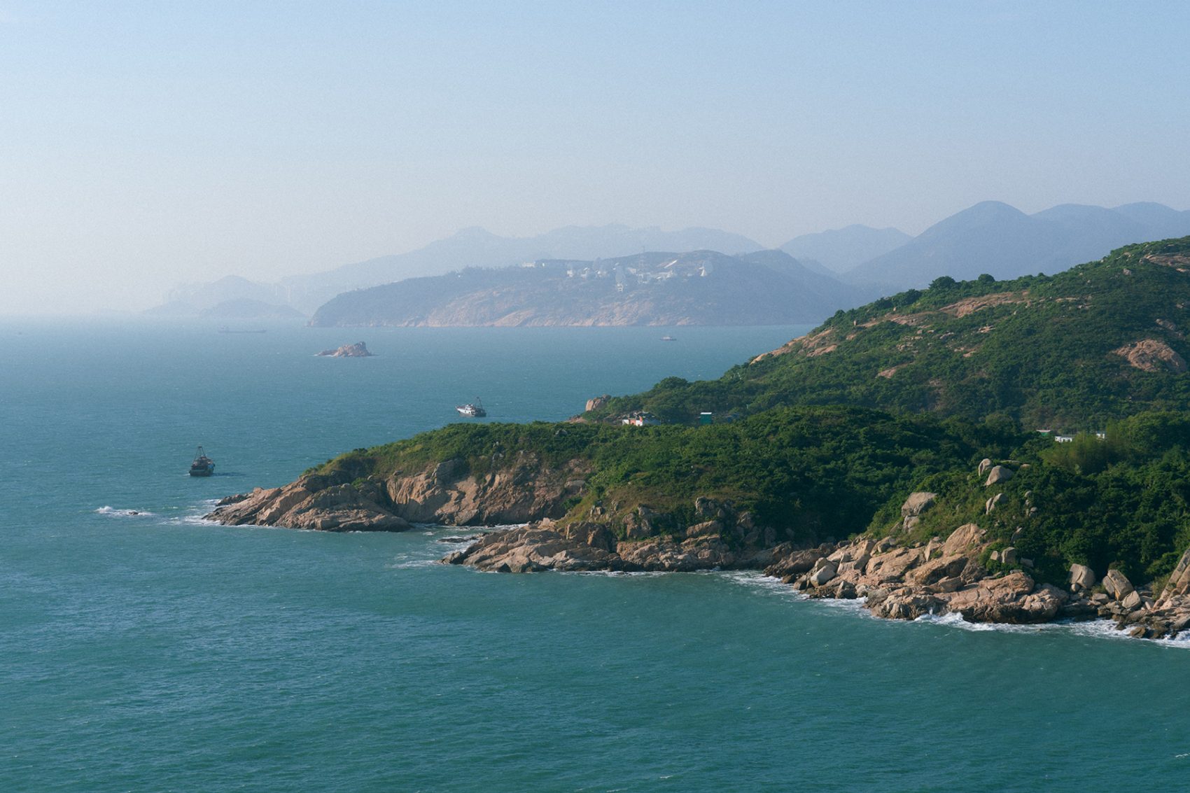 Hong Kong’s outlying islands in the daytime.