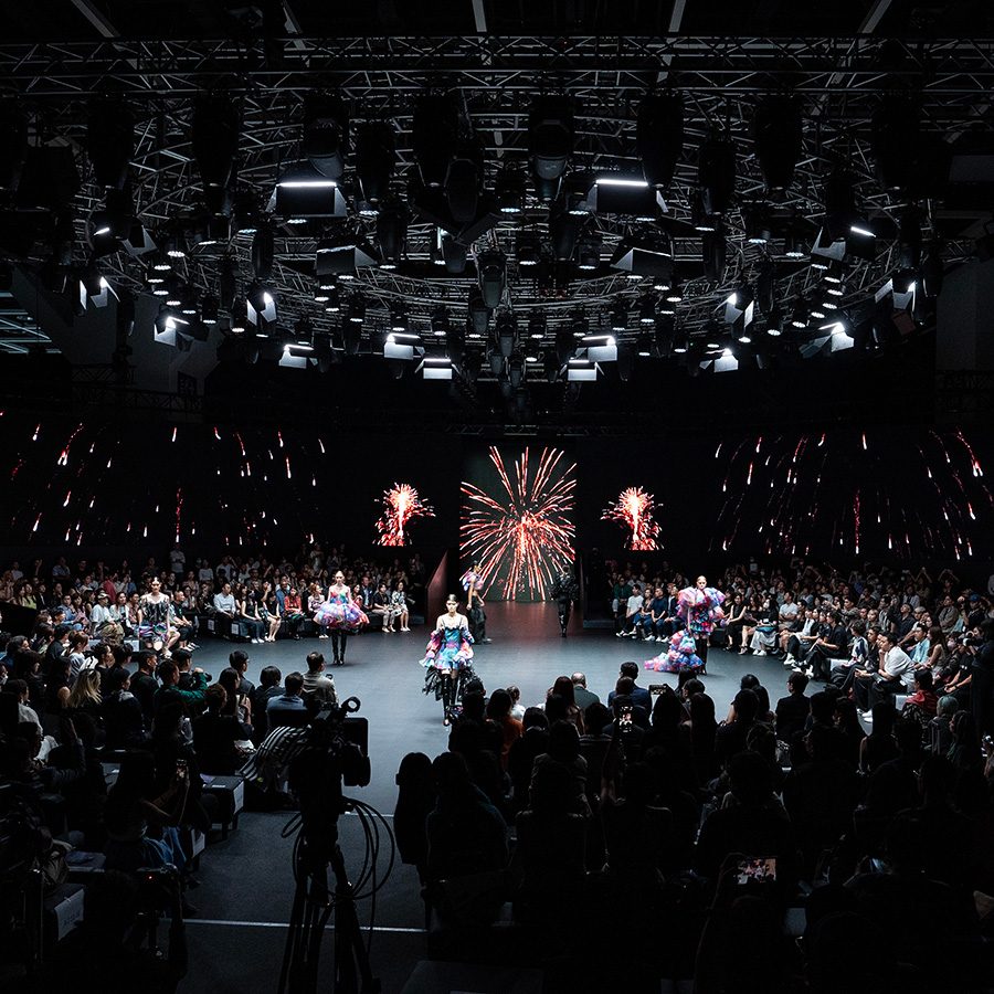 Models walking at Centrestage Hong Kong