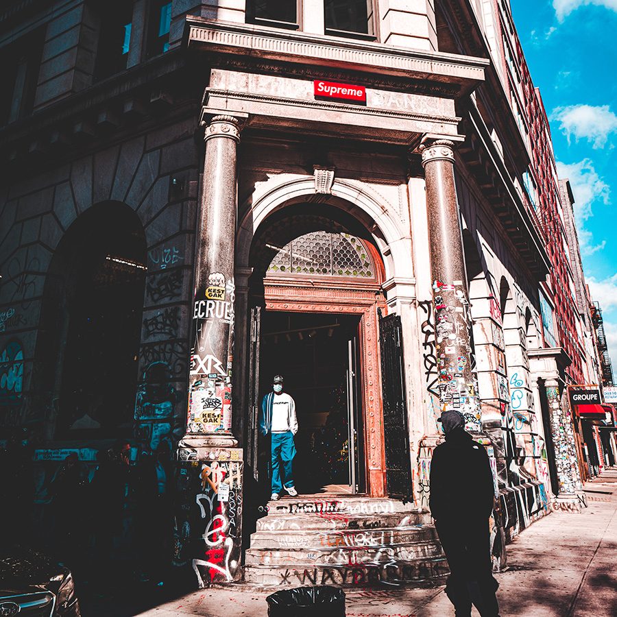 Exterior of Supreme in New York City.