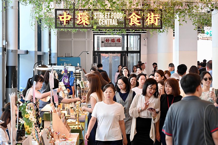 Street Food Central area in Central Market