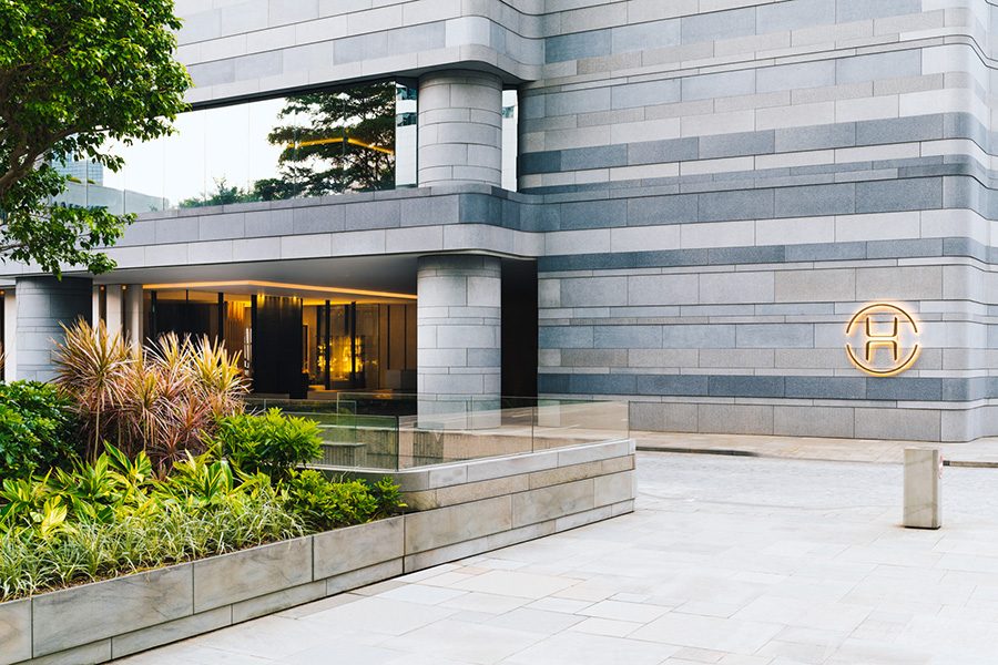 Exterior view of The Upper House in Hong Kong