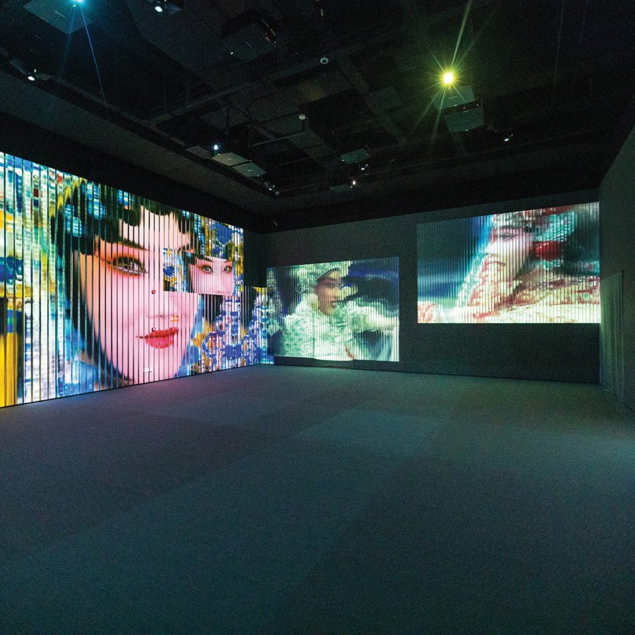 Exhibition inside the Bai’etan Greater Bay Area Art Center