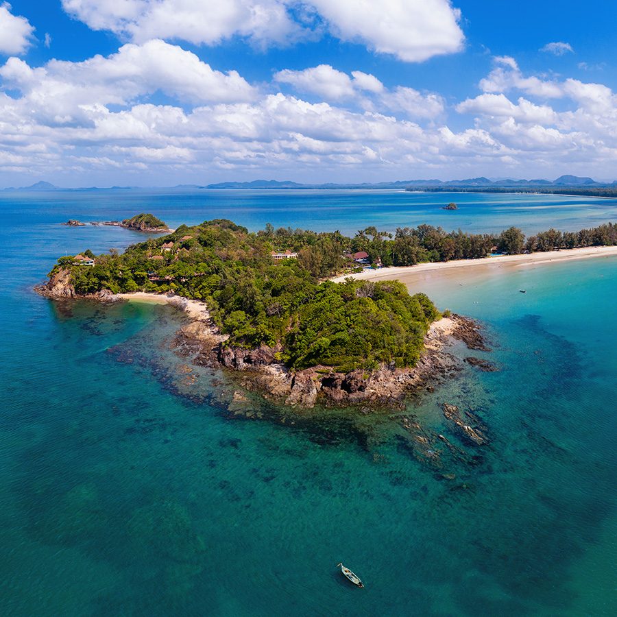 View of Koh Lanta’s coastline in Thailand