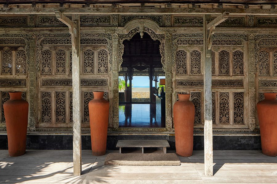 External view of Bulgari Resort Bali spa, Joglo House, designed in Milanese style 