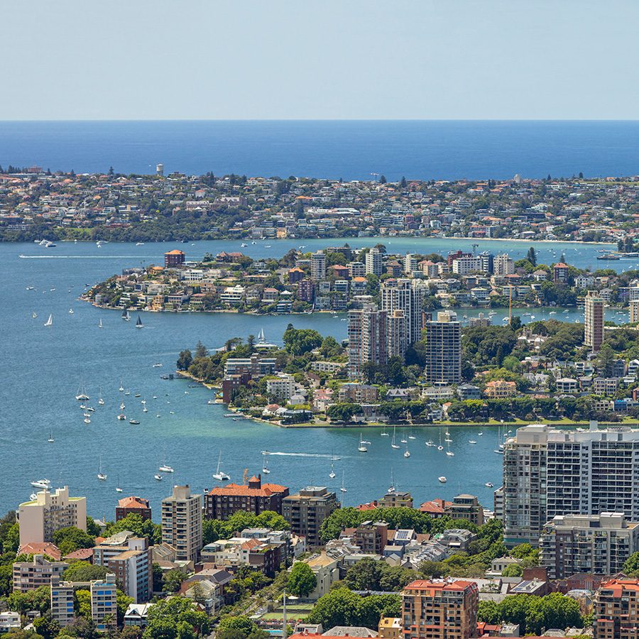 Buildings around Sydney Harbour