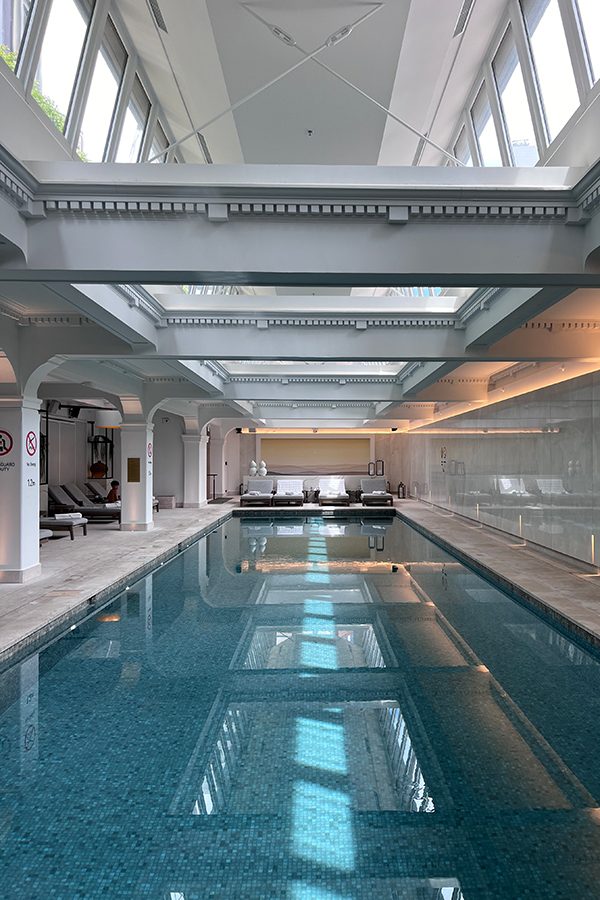 The pool at Capella, Sydney