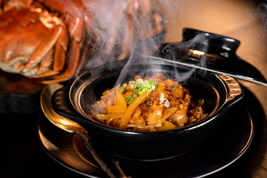 Braised claypot rice dish at The Legacy House
