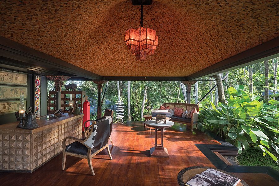 Decor at Capella Ubud, Bali