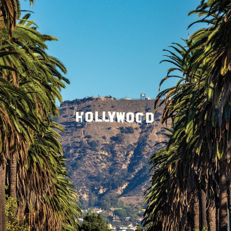 Hollywood sign in Los Angeles 