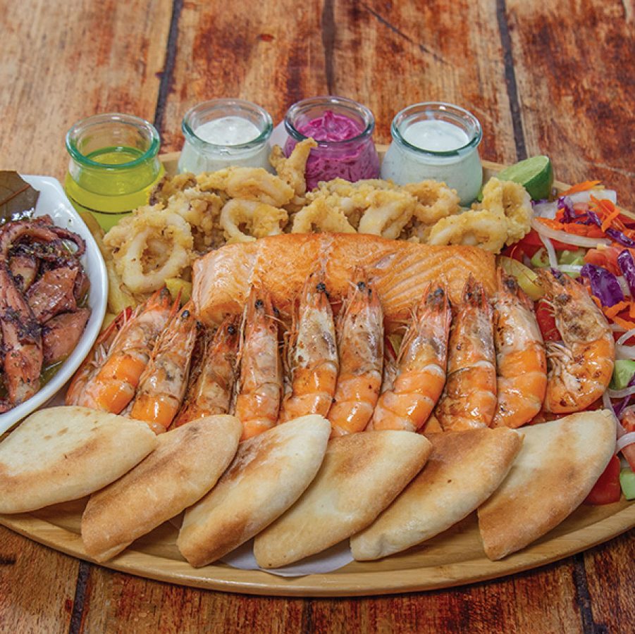 Platter at Elia in Phnom Penh