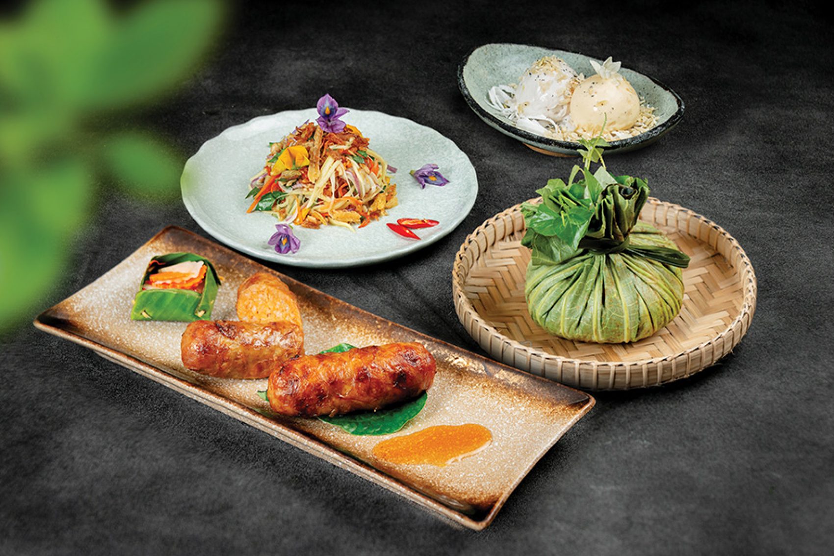Dishes at Malis in Phnom Penh