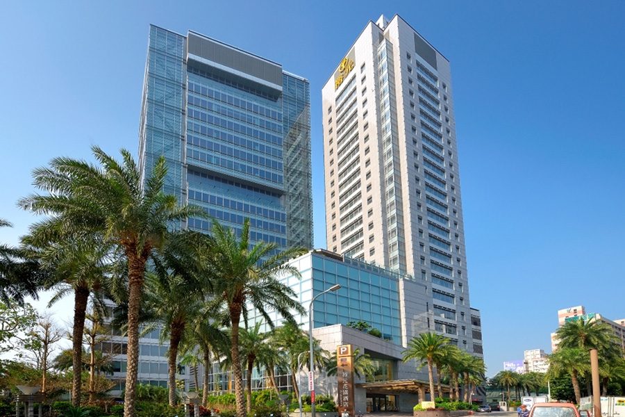 Exterior of Windsor Hotel Taichung.