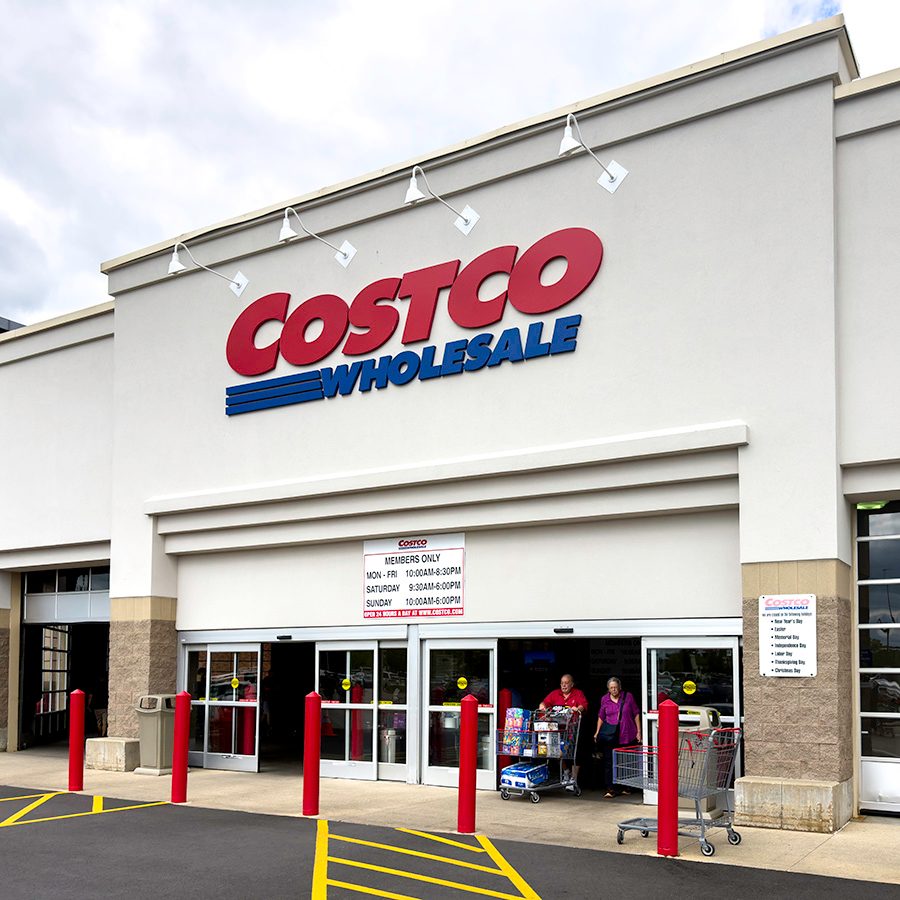 Exterior of a Costco store in the United States. 