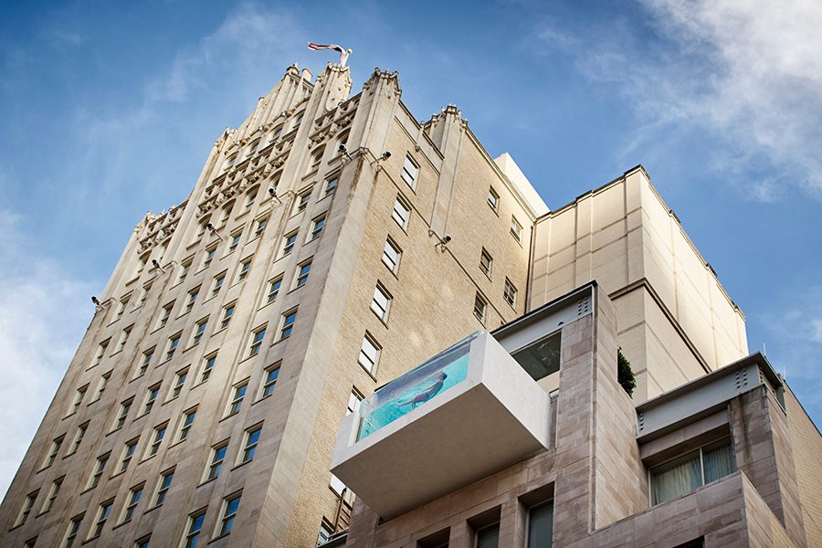 Exterior view of The Joule.