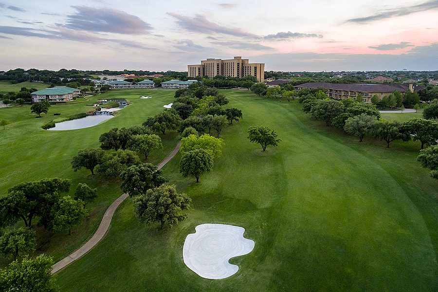 Exterior country view of The Ritz-Carlton Dallas Las Colinas.