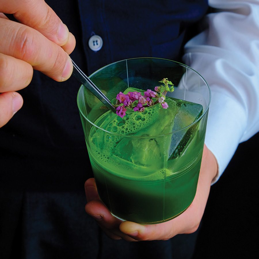 The Tea Ceremony cocktail at Martiny’s in New York.