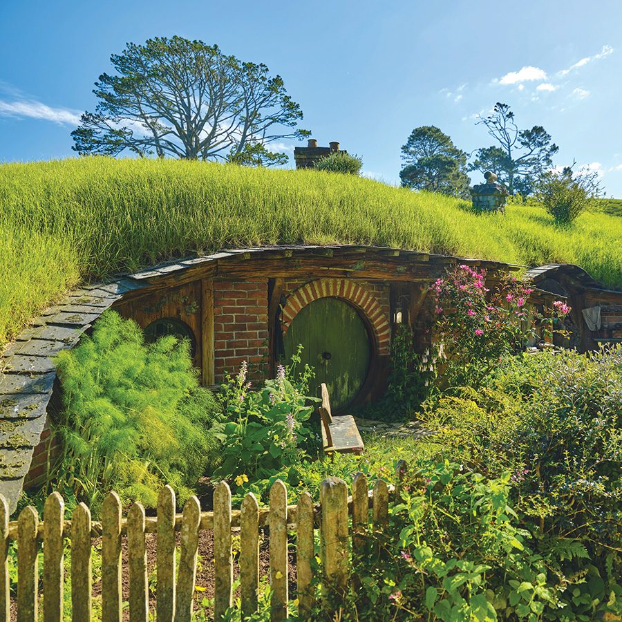 The Bagshot Row hobbit holes.