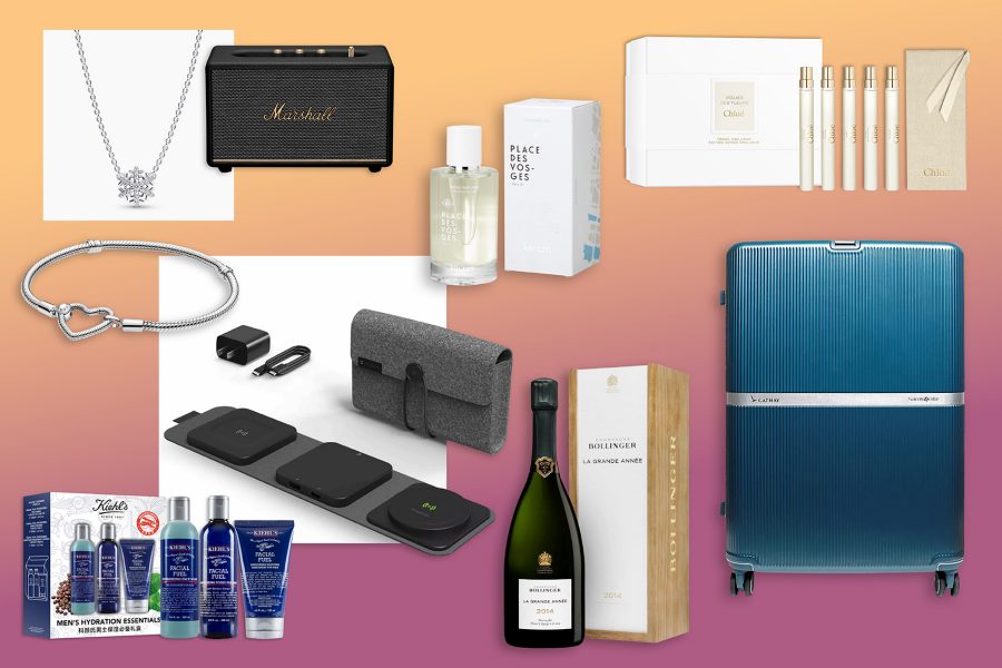 Collage of Cathay Shop products to buy this December. 