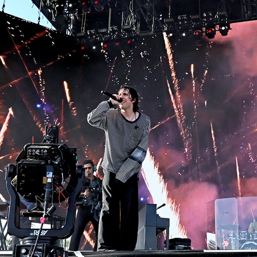 Porter Robinson performing on stage  