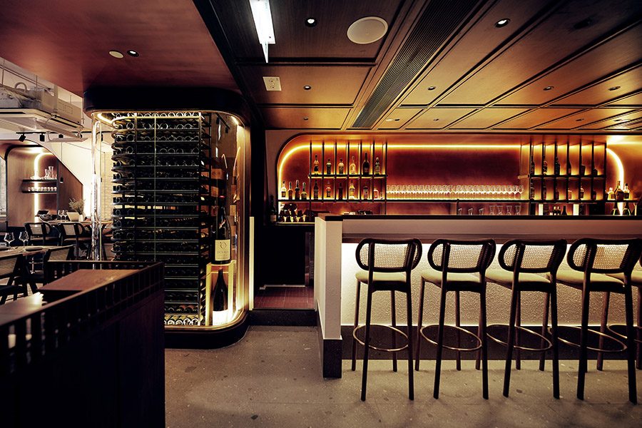 Shot of the dining room at Terroirs by LQV.