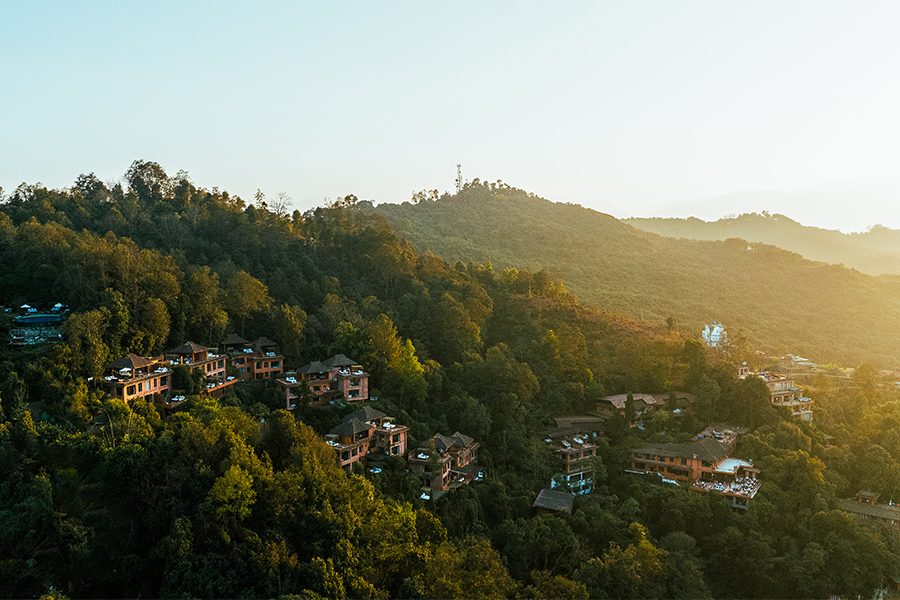 The Dwarika’s Resort, in the foothills of the Himalayas. 