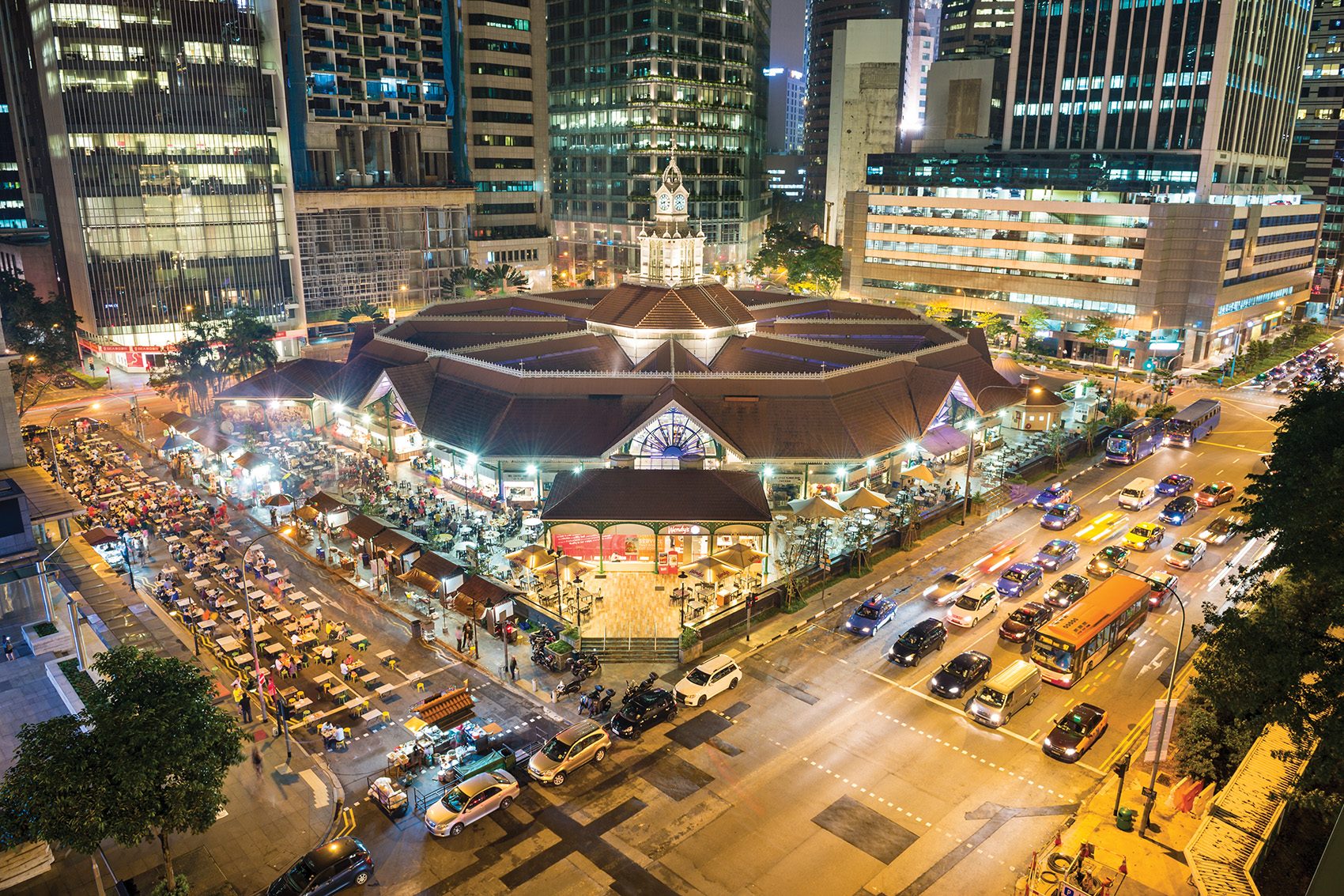 Singapore hawker centres. Credit: Getty Images