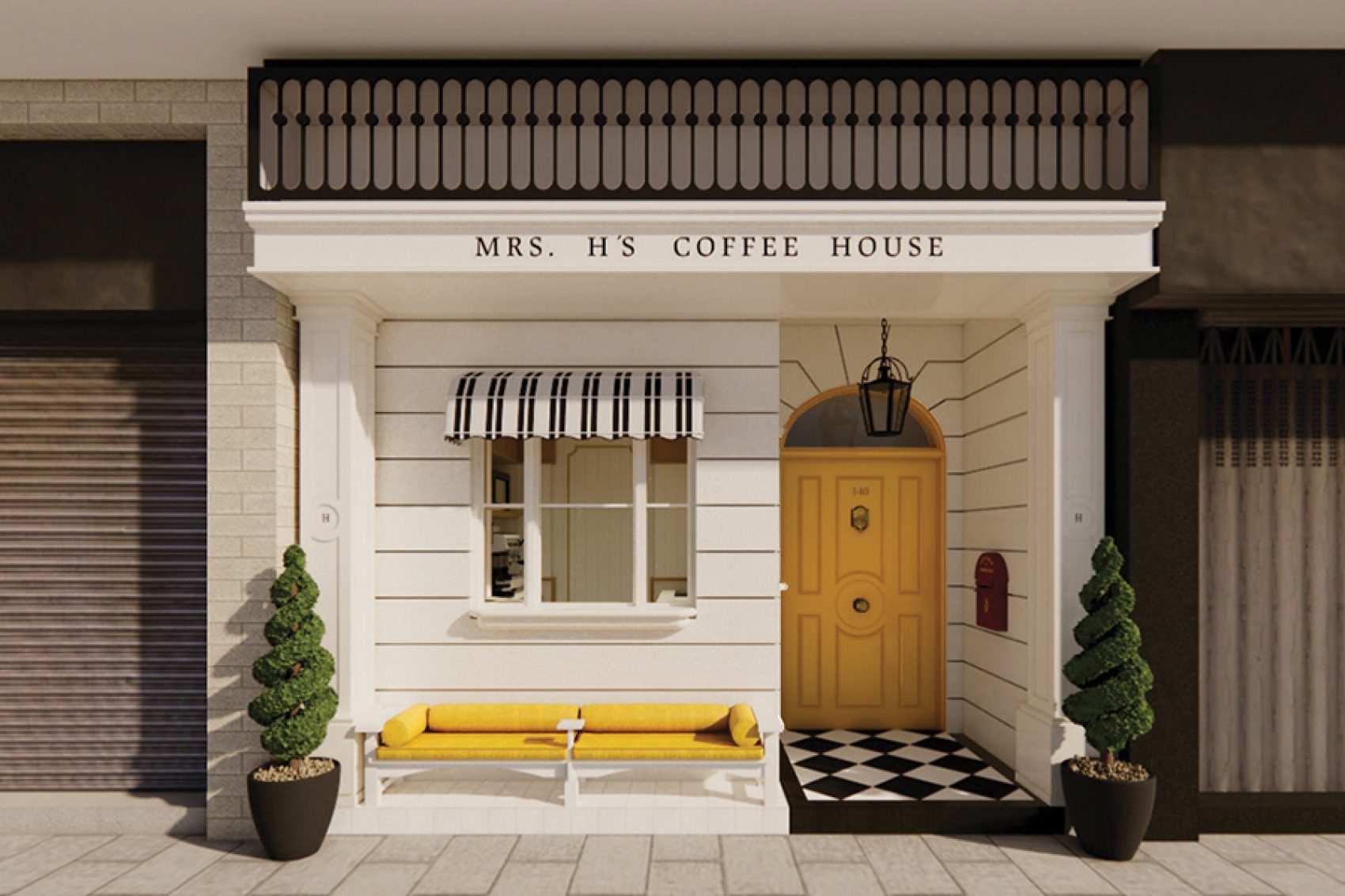 Mrs H’s Coffee House/The Holywells opens. Courtesyimages