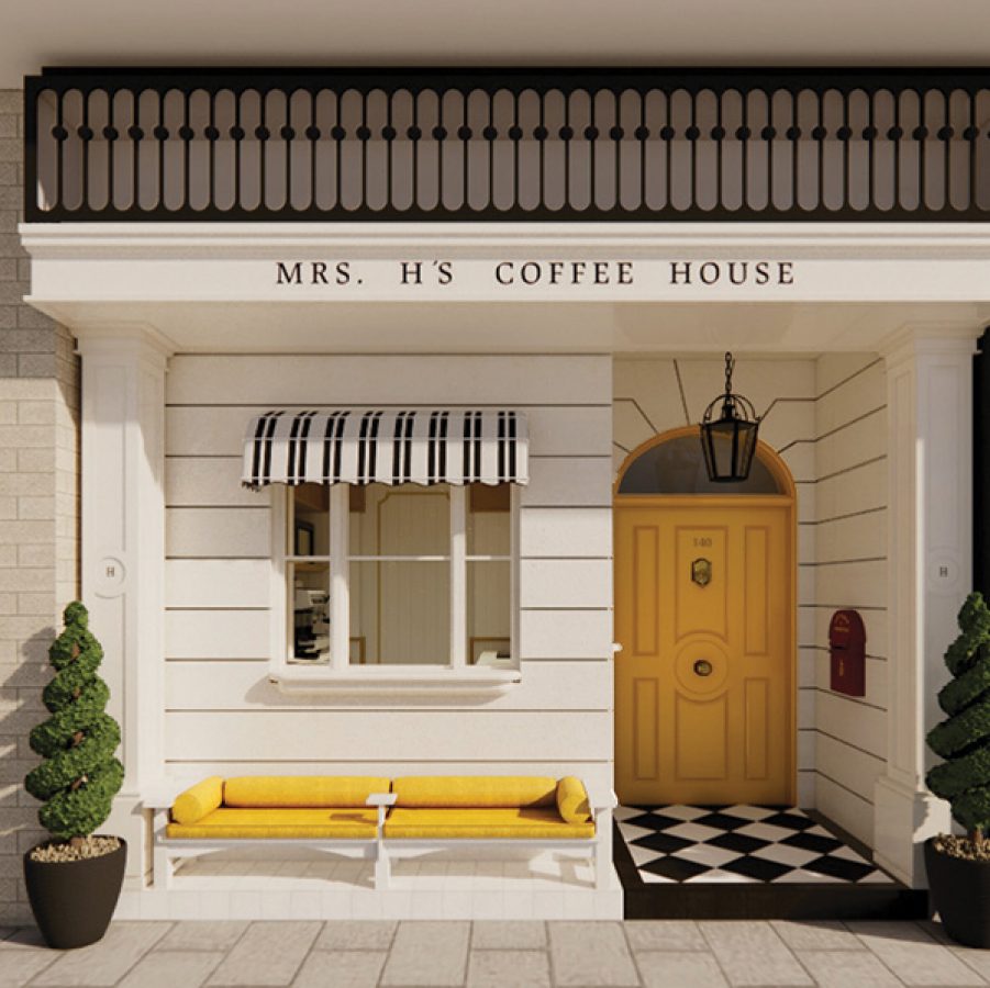 Mrs H’s Coffee House/The Holywells opens. Courtesyimages