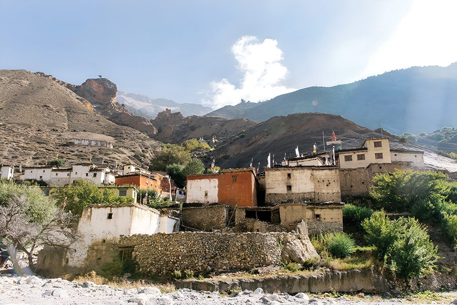 Lubra village houses