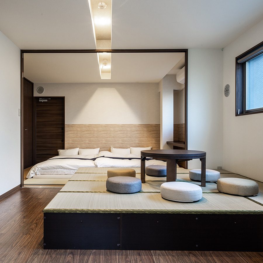 Bedroom inside Shoden-ji Temple in Tokyo.