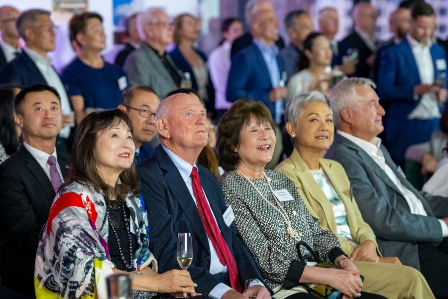 Guests seated at the 50th anniversary celebration in Sydney. 
