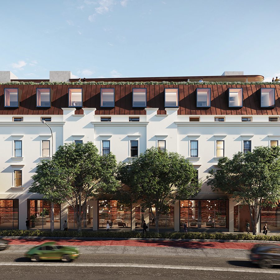 Exterior of 25hours Hotel the Olympia, opening in Paddington, Australia.