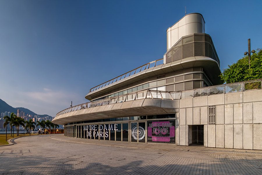 Exterior of the space where the Notre-Dame de Paris: The Augmented Exhibition will be held.