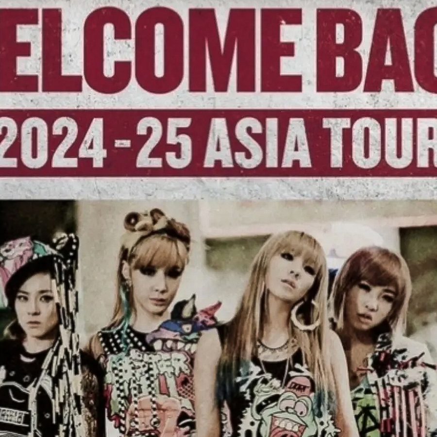 Poster for 2NE1’s Asia tour.