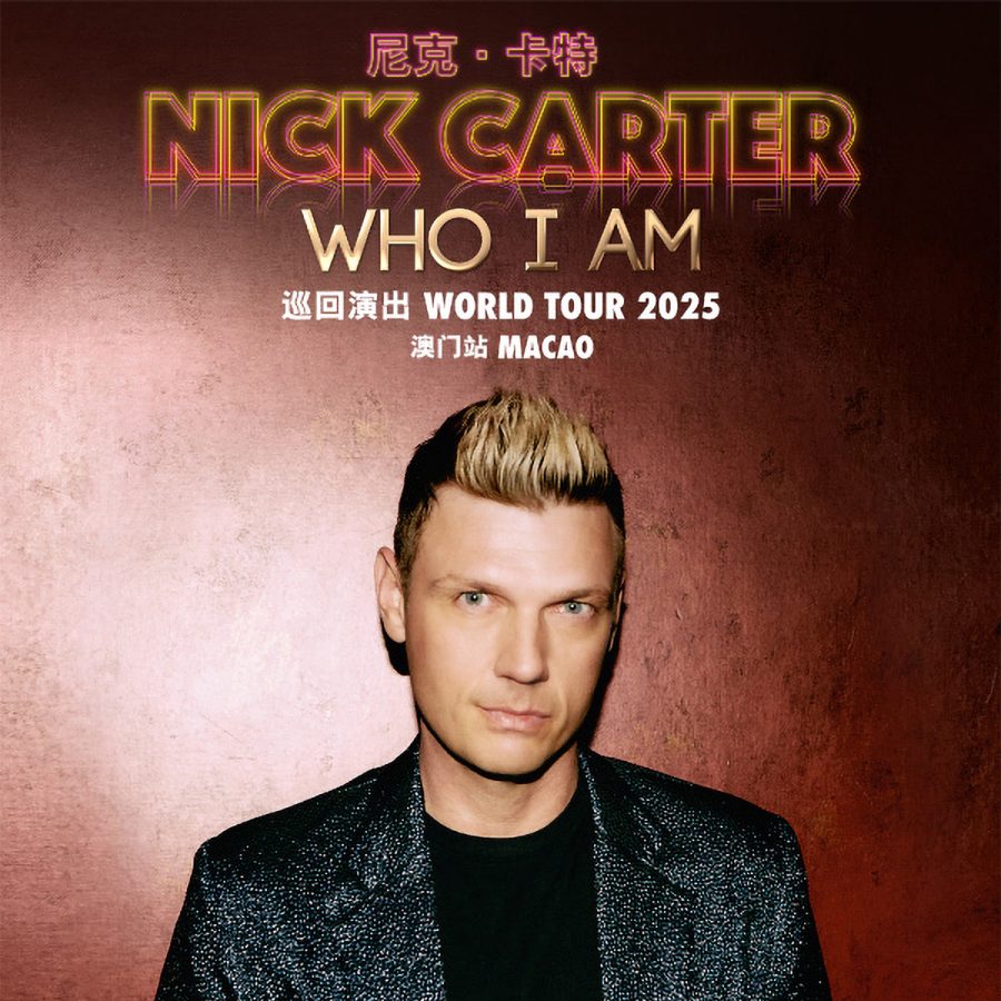 Poster for Nick Carter’s upcoming Macao performances.