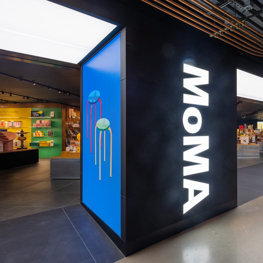 The entrance of MoMA Design Store Hong Kong at K11 Musea.