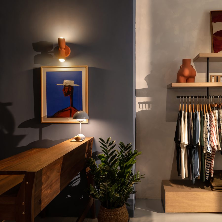An interior view of menswear shop Salvo, Hong Kong.
