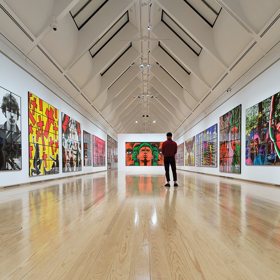 View of an exhibition in Schirn Art Museum