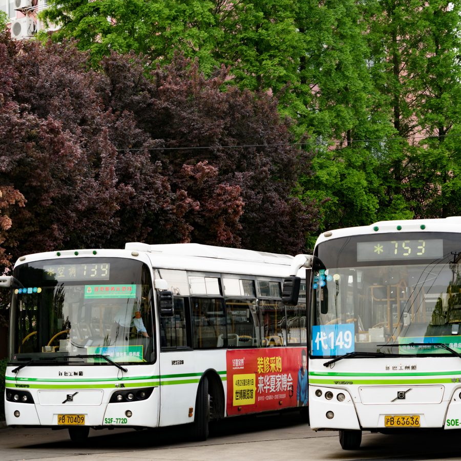 Bus to China.