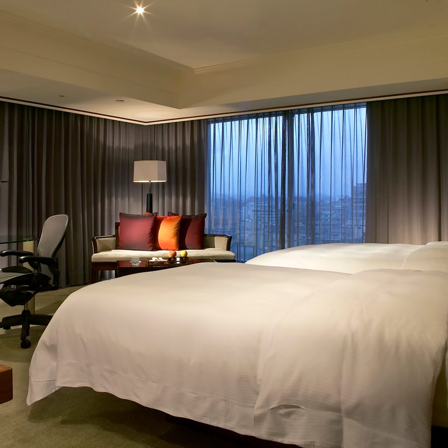 View of a hotel room at Regent Taipei.