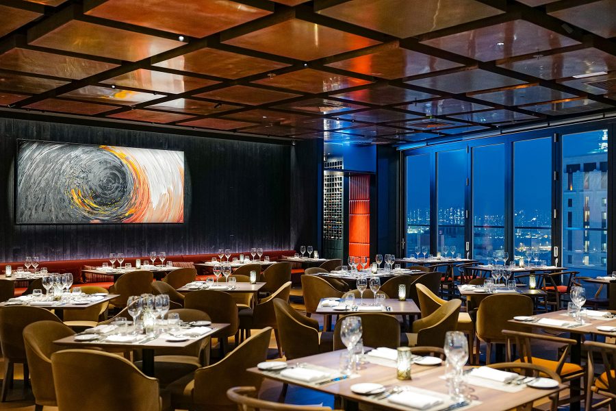 Interior of Omaroo Grill.