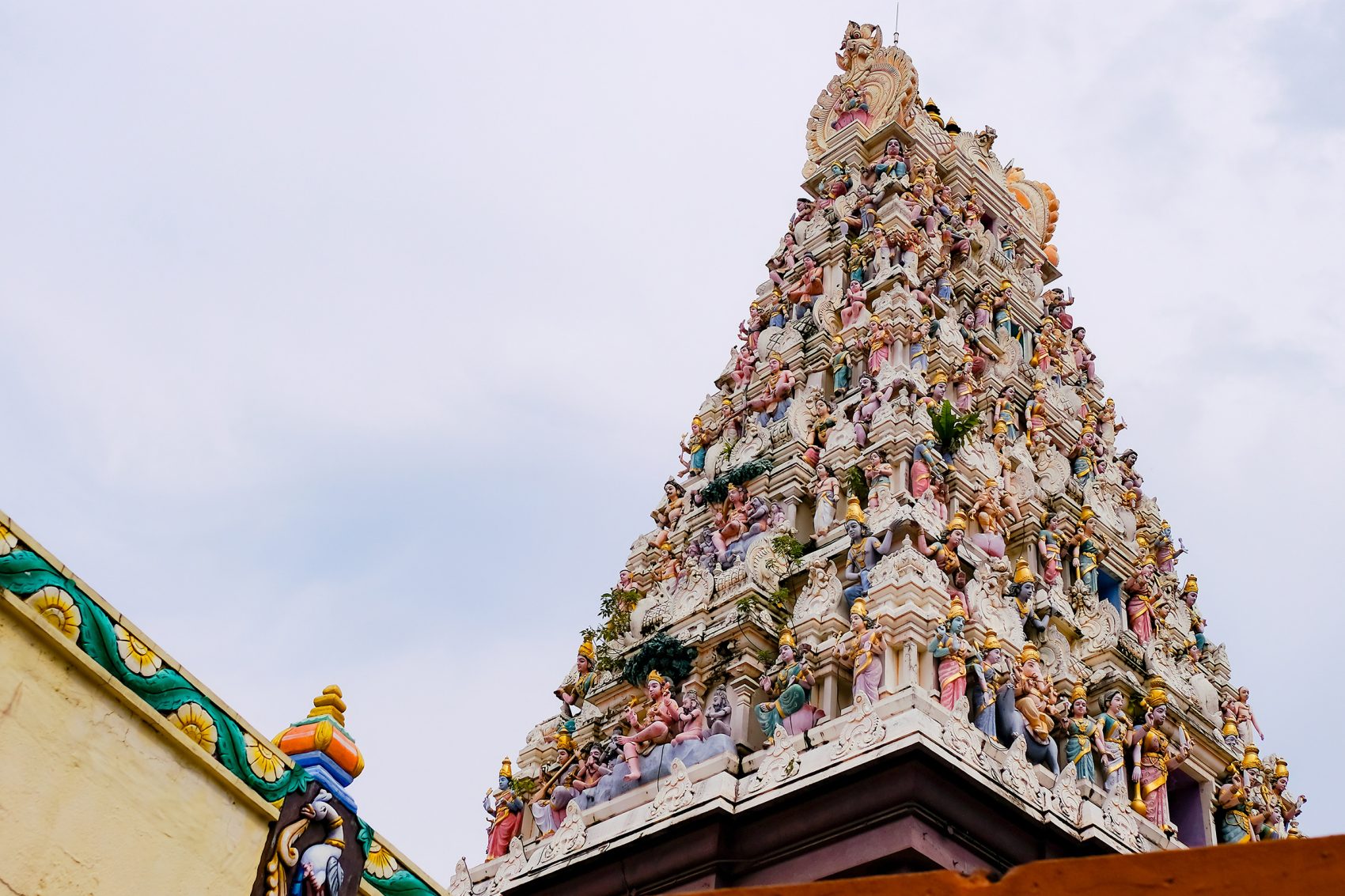 The Arulmigu Rajamariamman Devasthanam temple in Johor Bahru.