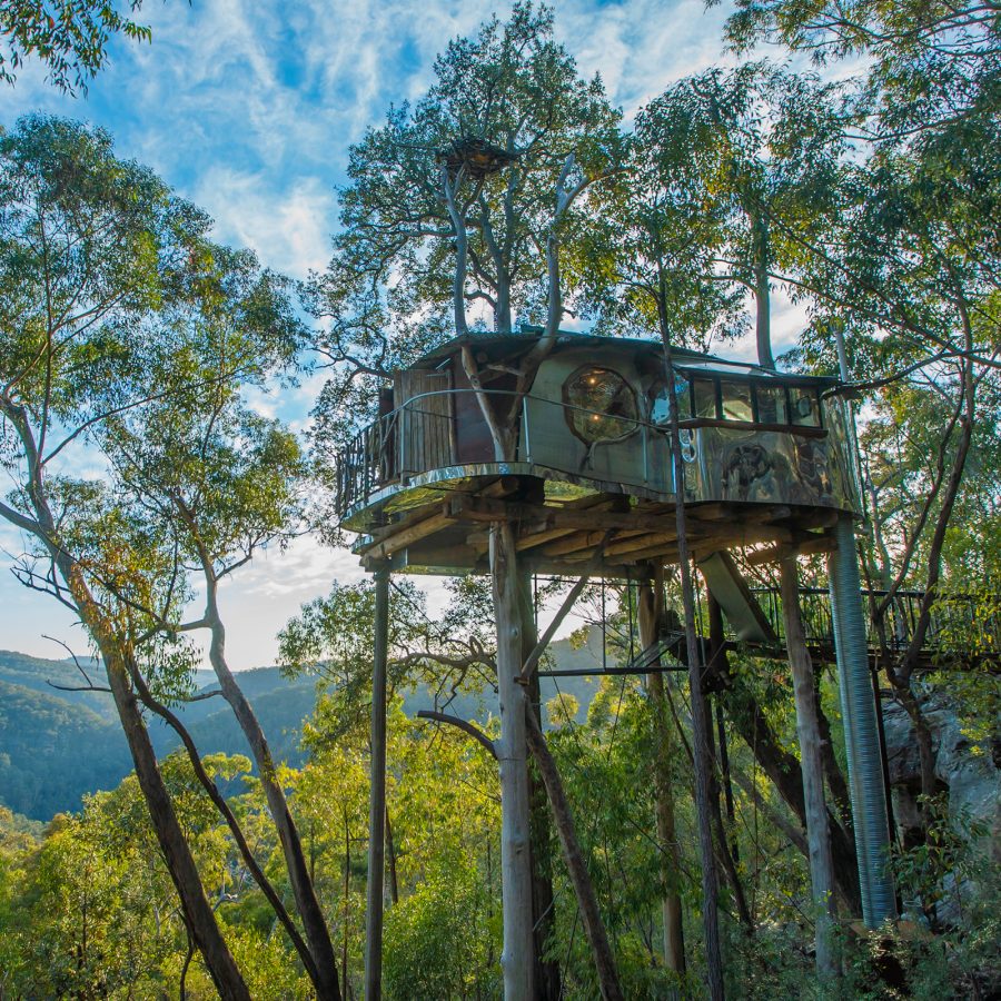 The Secret Treehouse, Love Cabins, Blue Mountains.